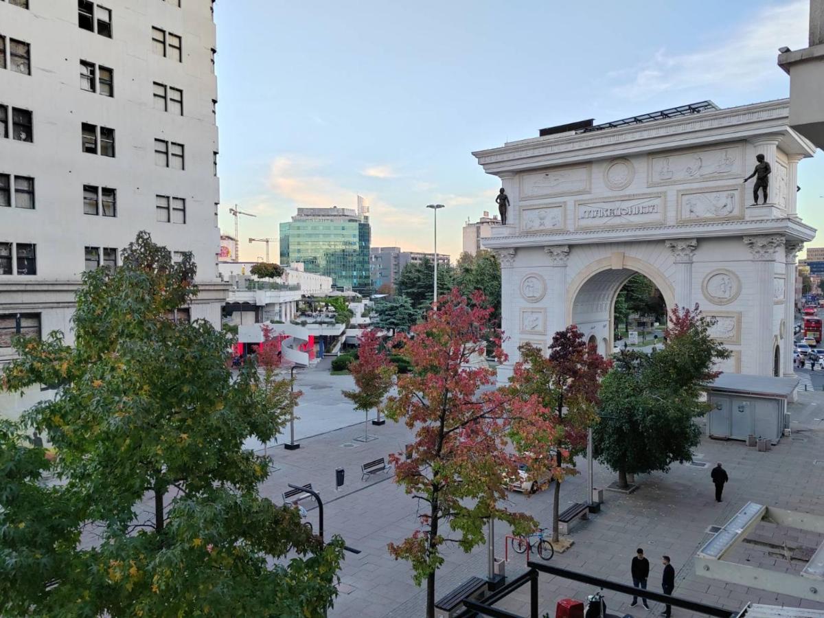 City Sqare Apartment Verde 斯科普里 外观 照片