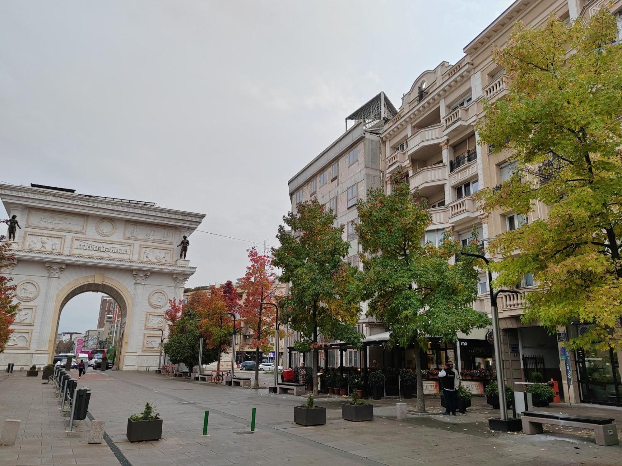 City Sqare Apartment Verde 斯科普里 外观 照片